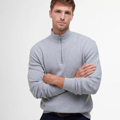 Orvis Barbour® | Barbour® Interlock Pique 1/2-Zip Sweater Grey Marl - Men