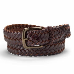 Orvis Belts | Classic Latigo Braid Belt Brown - Men