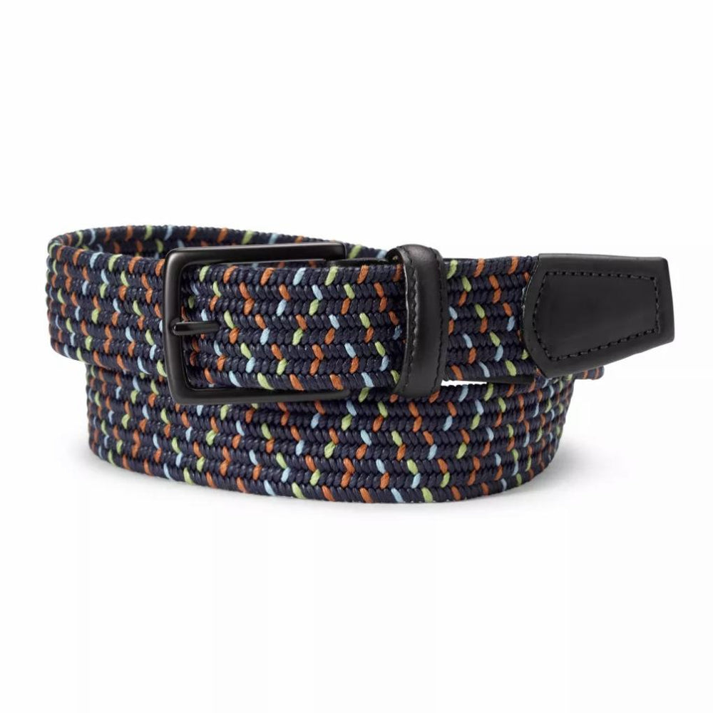 Orvis Belts | Speckled Stretch Cord Belt Navy Multi - Men