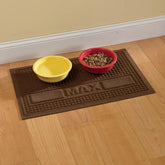 Orvis Bowls, Feeders & Food Storage | Personalized Recycled Water Trapper® Grid Pet Placemat Dark Brown - Dogs/Home Goods