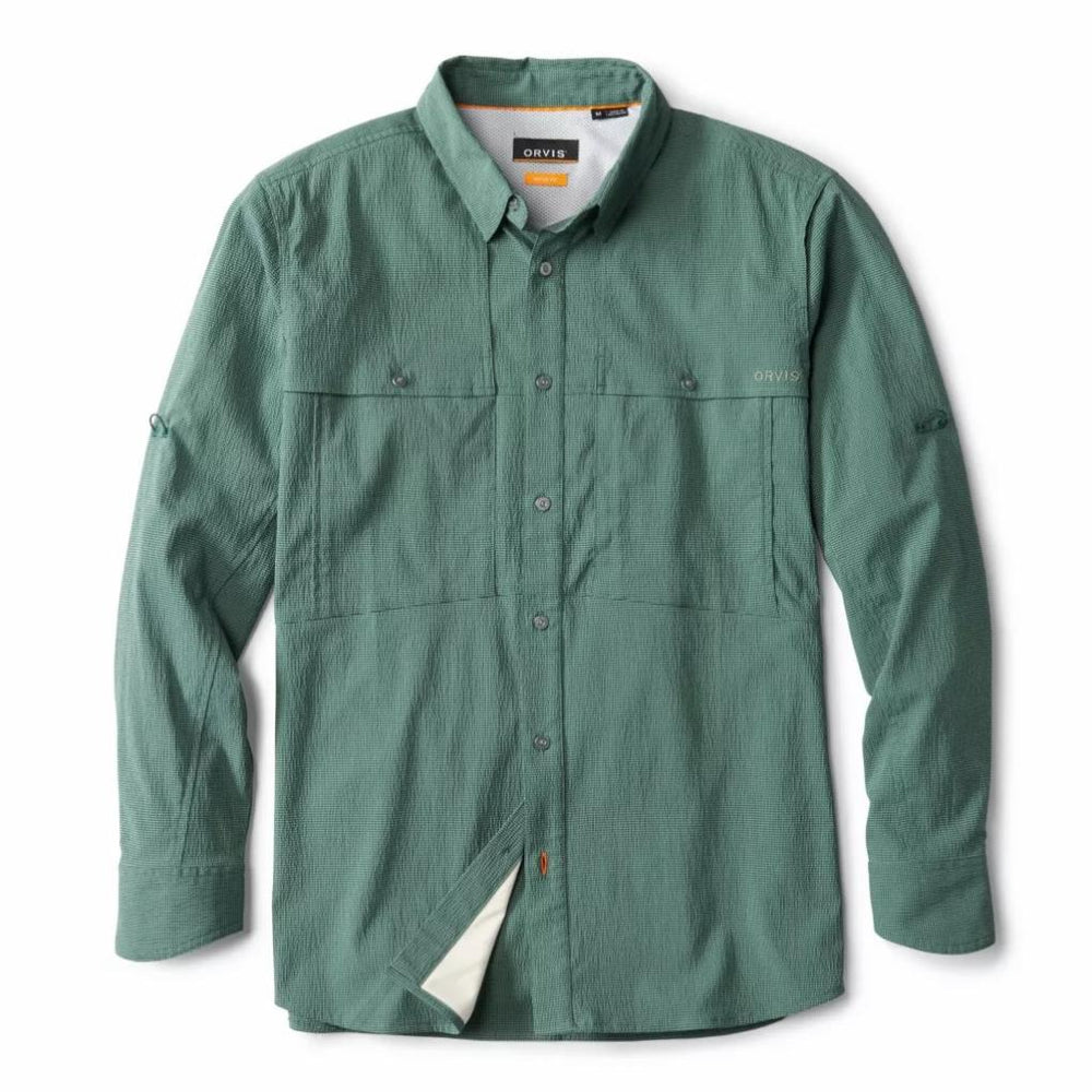 Orvis Button-Down Shirts | Open Air Caster Long-Sleeve Shirt Peacock/aloe - Men/Fly Fishing