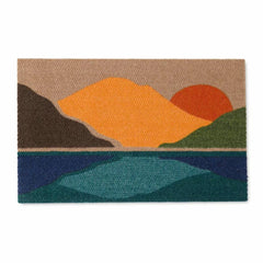 Orvis Doormats & Rugs | Neighburly Printed Doormat 2' X 3' Mountain Sun - Home Goods