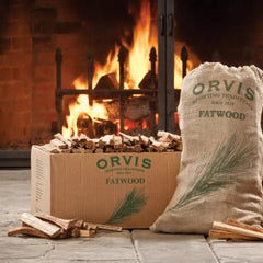 Orvis Fireplace & Hearth | Orvis Fatwood - 15-lb. Burlap Sack - Home Goods