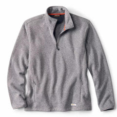 Orvis Fleece | R65™ Sweater Fleece 1/4-Zip Heather Grey - Men