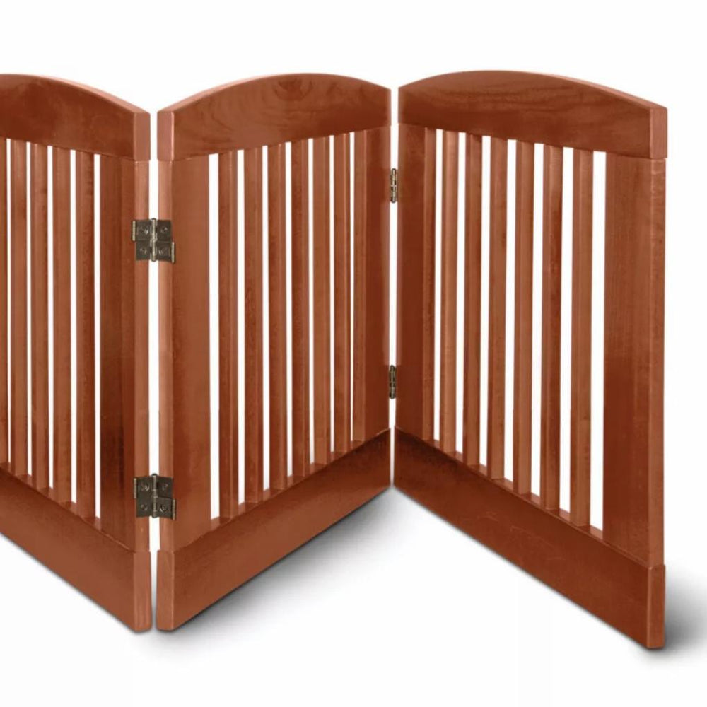 Orvis Gates & Dog Doors | Panel Zig-Zag Dog Gates Cinnamon - Dogs
