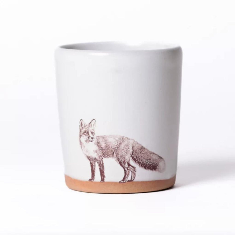 Orvis Glassware & Bar | Grayling Ceramics Tumbler Fox White - Home Goods