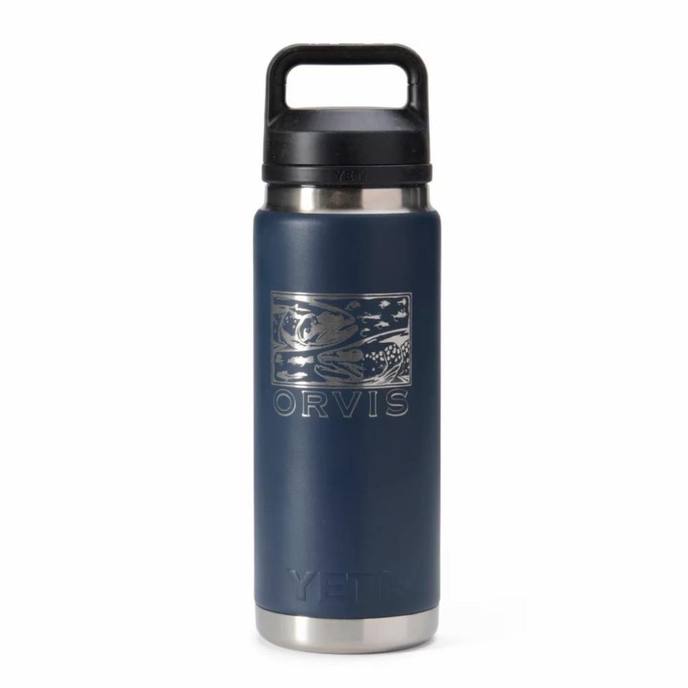 Orvis Glassware & Bar | Orvis + YETI Rambler® Water Bottle 26 Oz. Navy - Home Goods