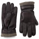 Orvis Gloves | Dorset Goatskin-and-Cashmere Gloves Dark Brown - Men