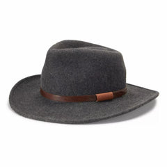 Orvis Hats | Heathered-Felt Hat Charcoal - Men
