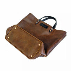 Orvis Home Decor | Hardmill Leather Grocery Tote Cognac - Home Goods/Packs & Bags