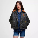 Orvis Jackets | Barbour® Erma Waxed Jacket Archive Olive/ancient Tartan - Women