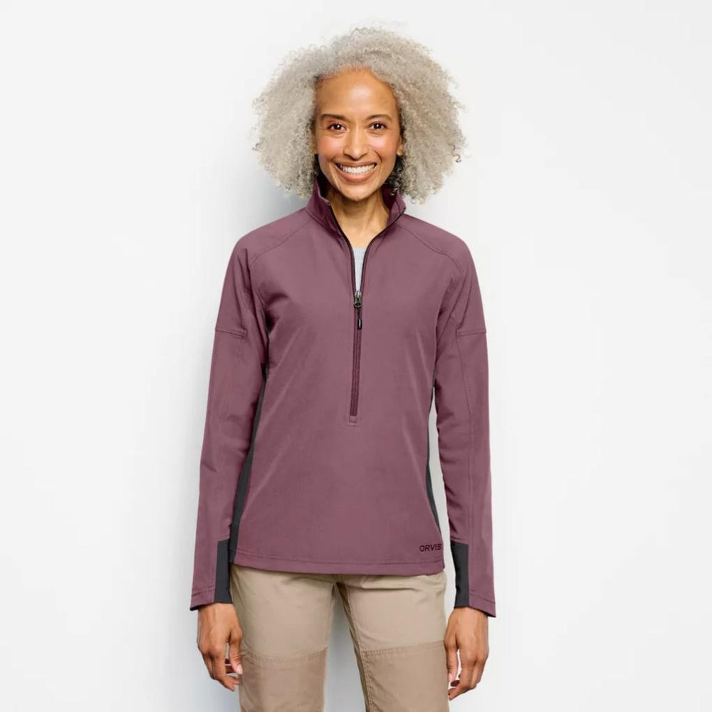 Orvis Jackets | Women’s PRO LT Softshell Pullover Huckleberry - Hunt