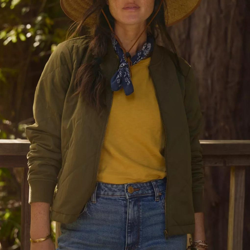 Orvis Jackets | Women's 1856 Quilted Bomber Jacket Tarragon - Women