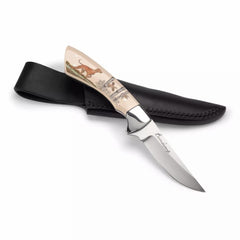 Orvis Knives | Beauchamp Scrimshaw Knife Grouse Flush - Hunt