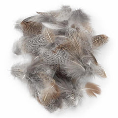 Orvis Materials | Hand-Selected European Partridge Feathers Natural Gray - Fly Fishing