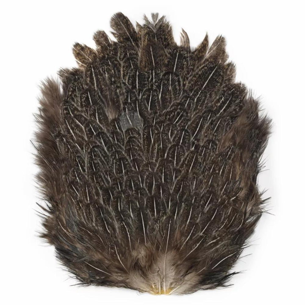 Orvis Materials | India Hen Backs Speckled Gray - Fly Fishing