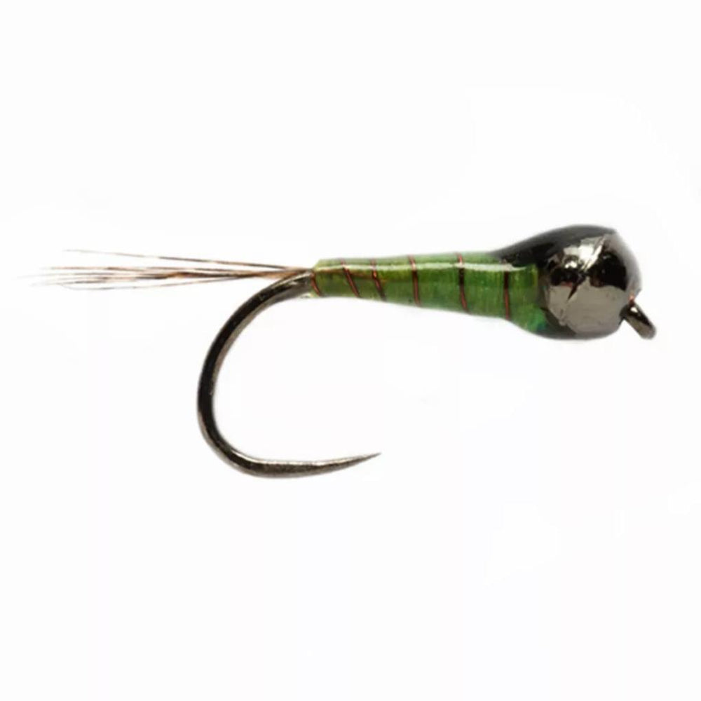 Orvis Nymphs | Barbless Weiss’s Firefly Green - Fly Fishing
