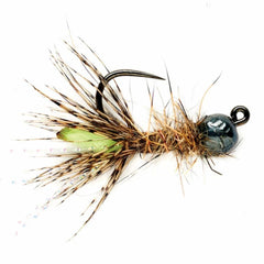 Orvis Nymphs | Tactical Peeping Caddis TH Jig Green - Fly Fishing