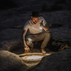 Orvis Outdoor Living | Barebones Vintage Flashlight Olive Drab - Home Goods