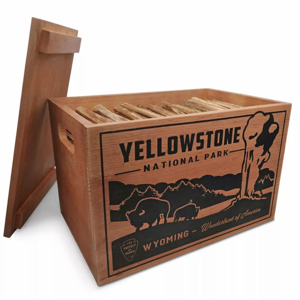 Orvis Outdoor Living | National Parks Fatwood Wooden Crate - Home Goods