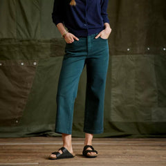 Orvis Pants | Kut From The Kloth® Charlotte Twill High-Rise Wide-Leg Jeans Peacock - Women