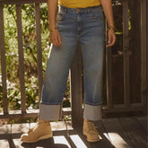 Orvis Pants | Kut From The Kloth® Sienna High-Rise Cuffed Wide-Leg Jeans Cuddle - Women