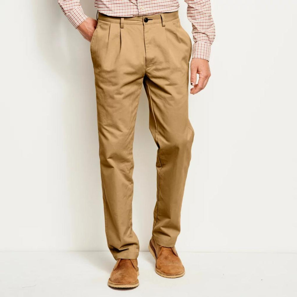 Orvis Pants | Ultimate Khakis Pleated Front Pants Field Khaki - Men