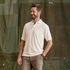 Orvis Polo Shirts | Three Forks Polo Shirt Snow - Men