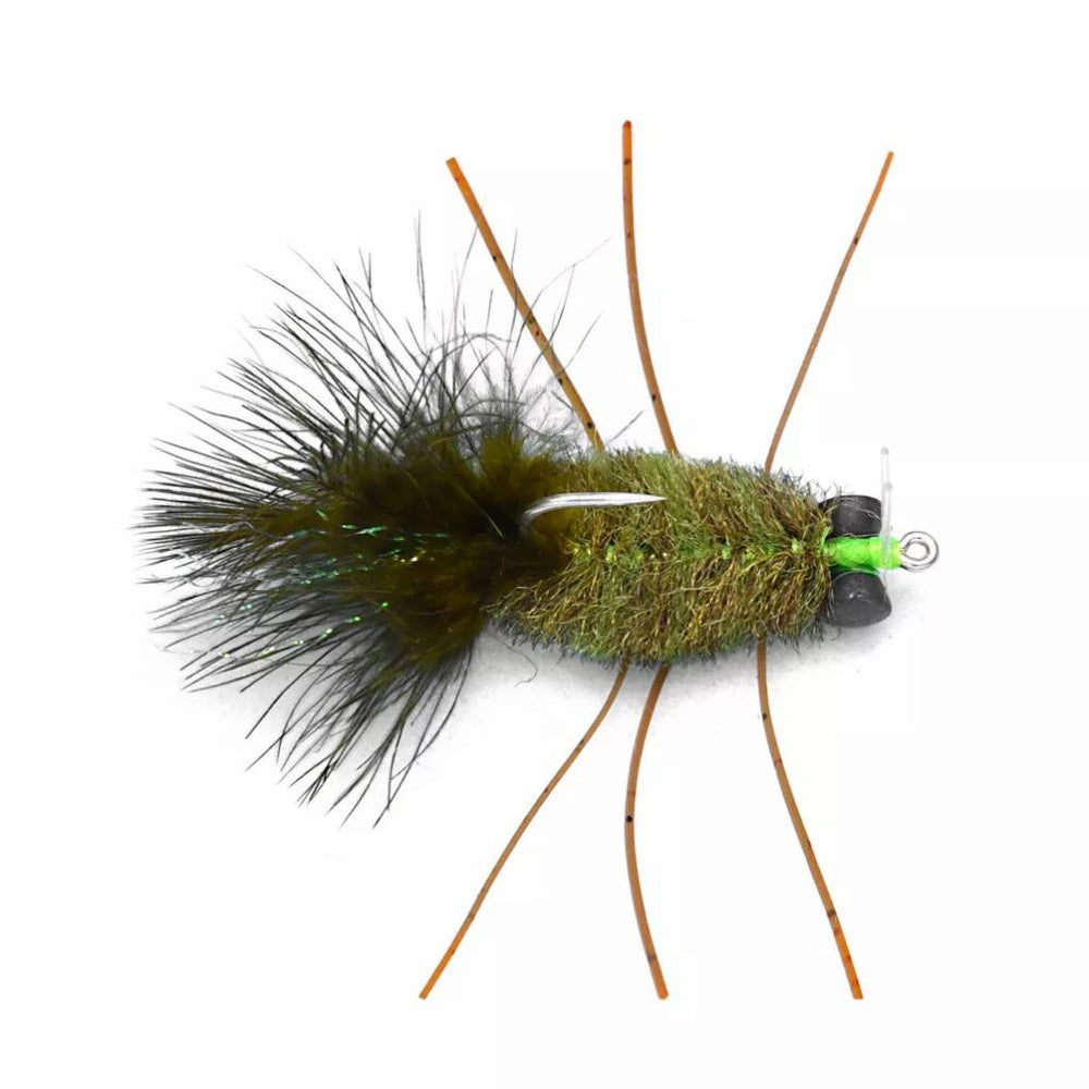 Orvis Saltwater Flies | Enrico’s Permit Crab Olive - Fly Fishing