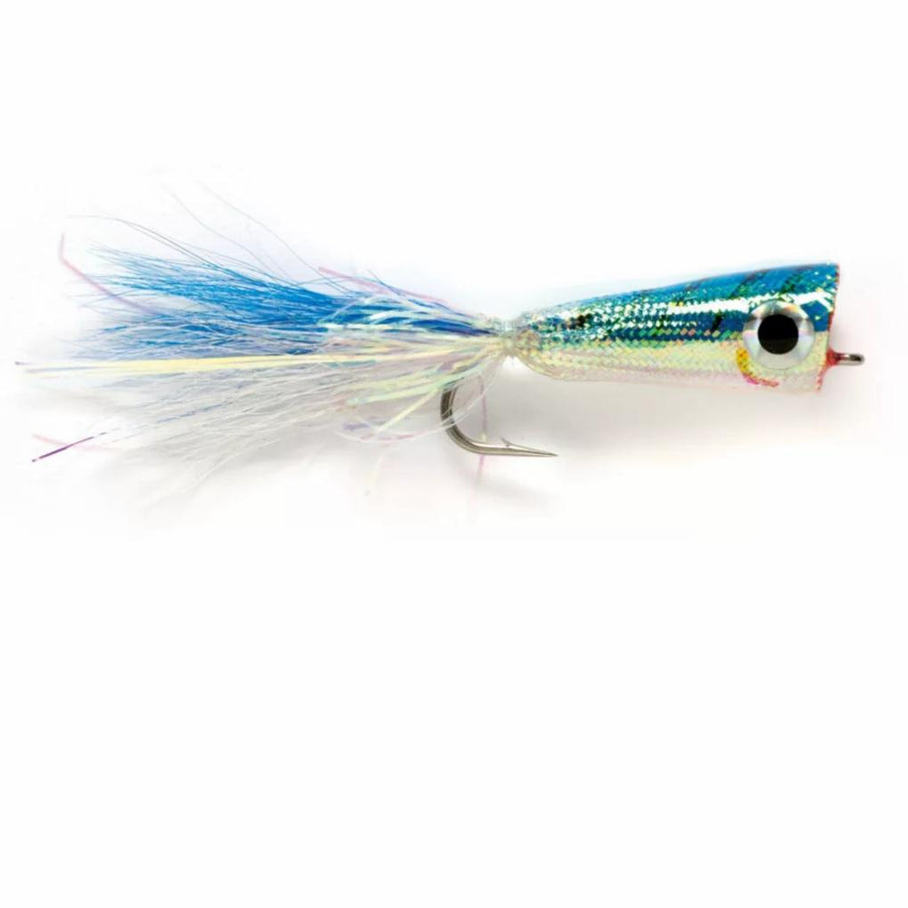 Orvis Saltwater Flies | Mylar Popper Blue/white - Fly Fishing
