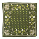Orvis Scarves | Signature Printed Bandana Moss Floral - Women/Fly Fishing