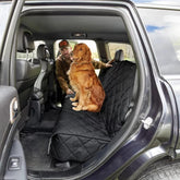 Orvis Seat Protectors & Extenders | Grip-Tight® Quilted Hose-Off Backseat Protector Slate - Dogs