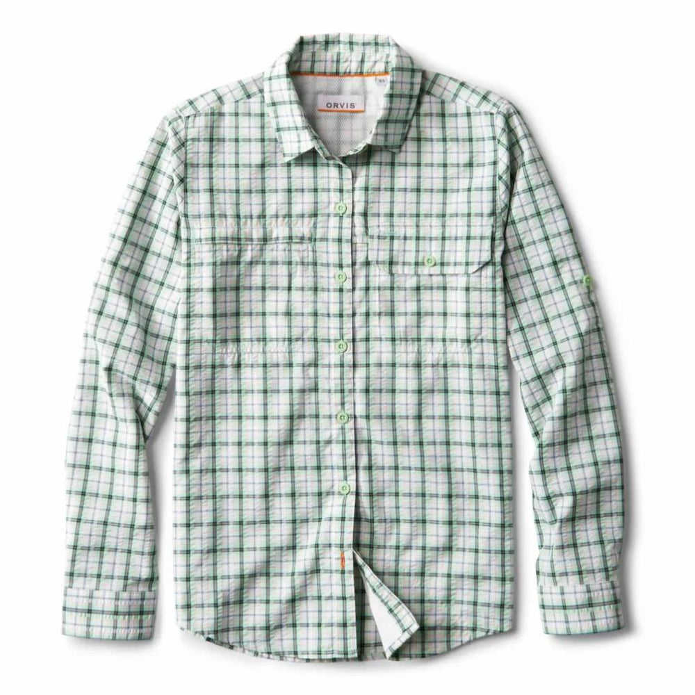 Orvis Shirts & Tops | Women's Open Air Caster Plaid Long-Sleeve Shirt Jade/peacock - Women/Fly Fishing