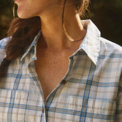 Orvis Shirts & Tops | Classic Long-Sleeve Camp Shirt Mist Plaid - Women