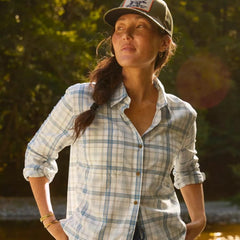 Orvis Shirts & Tops | Classic Long-Sleeve Camp Shirt Mist Plaid - Women