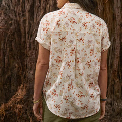 Orvis Shirts & Tops | Classic Short-Sleeve Camp Shirt Snow Floating Floral - Women