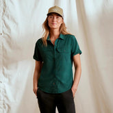 Orvis Shirts & Tops | Open Air Caster Short-Sleeve Shirt Peacock/cyan - Women/Fly Fishing