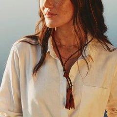 Orvis Shirts & Tops | Performance Linen Long-Sleeve Shirt Snow - Women