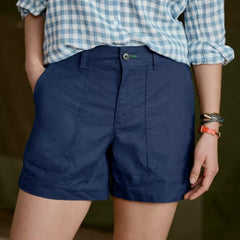 Orvis Shorts & Skorts | Women's 1856 Linen 5" Utility Shorts True Navy - Women