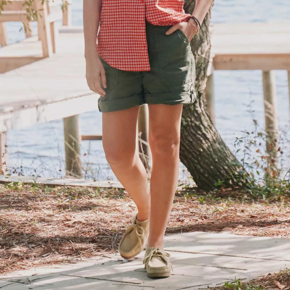 Orvis Shorts & Skorts | Women's 1856 Stretch Poplin 9" Utility Shorts Tarragon - Women