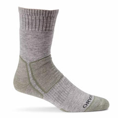 Orvis Socks | Midweight Crew Wader Socks Light Gray With Accents - Men