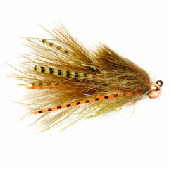 Orvis Streamer Flies | Keslar’s Mini Gulp Sculp Barbless Olive - Fly Fishing