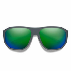 Orvis Sunglasses | Smith Outrigger Polarized Sunglasses Matte Slate Frame Green Mirror Lens - Fly Fishing