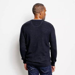 Orvis Sweaters | Merino Piqué V-Neck Sweater True Navy - Men