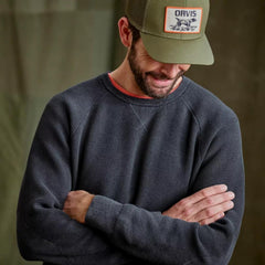 Orvis Sweaters | Sun-Faded Crewneck Sweater True Navy - Men