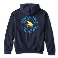 Orvis Sweatshirts | Fly Shop Hoodie True Navy - Men