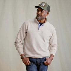 Orvis Sweatshirts | Signature 1/4-Zip Sweatshirt Mushroom - Men