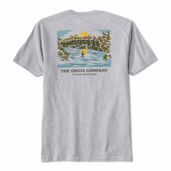 Orvis T-Shirts | Battenkill River T-Shirt Light Gray - Men