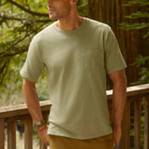 Orvis T-Shirts | Bromley Slub Short-Sleeve Crewneck T-Shirt Olivine - Men