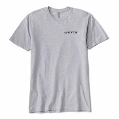 Orvis T-Shirts | Crossed Rods T-Shirt Light Grey Heather - Men